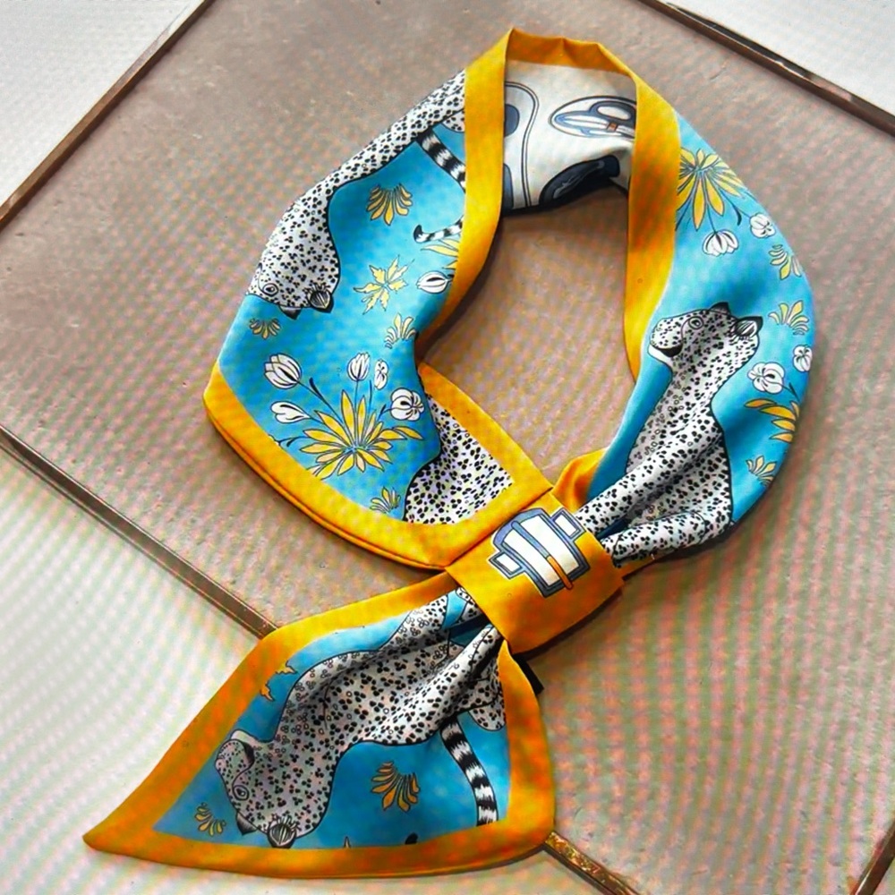 Cheetah Print Loop Scarf